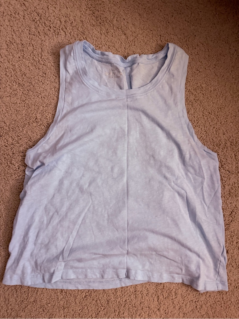 J. Crew Pale Blue Sleeveless Tank